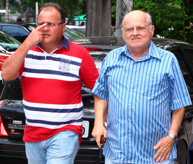 Geddel e o pai, Afrísio Vieira Lima (Foto: Robson Mendes/CORREIO)
