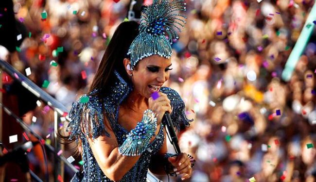 Ivete Sangalo comanda a festa dos foliões no Campo Grande (Foto: Raul Spinassé | Ag. A TARDE)