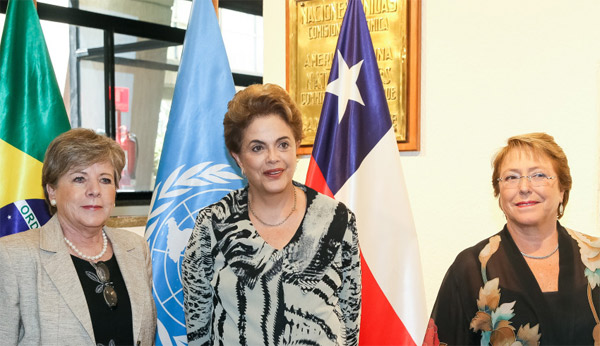 Dilma Rousseff em Visita à Comissão Econômica para a América Latina e o Caribe-CEPAL