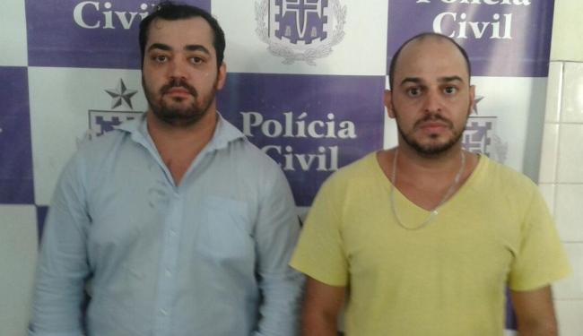 Adriano e Nilton Barcelar moram em Vitória na Conquista, mas atuavam em outros municípios (Foto: Divulgação | Polícia Civil)