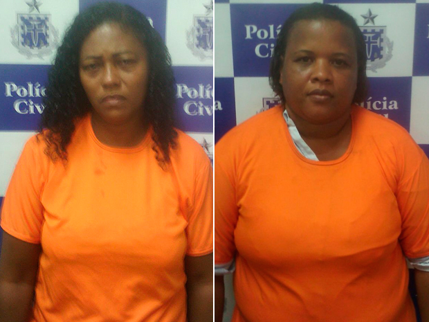 Gilmara Mercês e Rosilene Neiva são acusadas de tramar a morte do aposentado Edson da Silva (Foto: Divulgação/Polícia Civil)