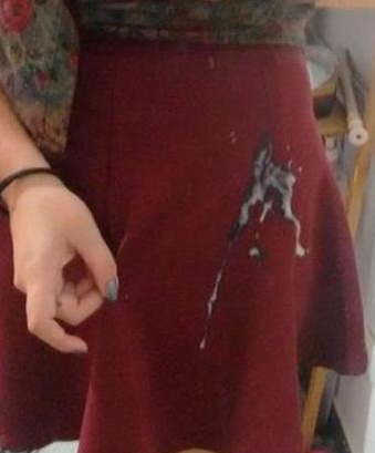'Eu não quero ter que limpar a sujeira dos outros', disse a jovem, revoltada com o abuso (Foto: Reprodução)