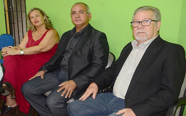 Branca Lima, Djalma Machado e Raimundo Bulmetti (Foto: Aristeu Chagas)