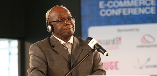 O ex-ministro do STF Joaquim Barbosa, durante palestra em SP (Foto: Renato S. Cerqueira/Futura Press/Estadão Conteúdo)