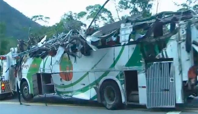 Estava com muita neblina no momento do acidente (Foto: Reprodução | TV Tribuna)
