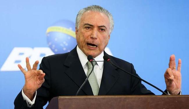 'Surge um fato leviano como esse que pode embaraçar a atividade governamental', disse Temer (Foto: Marcelo Camargo | Agência Brasil)