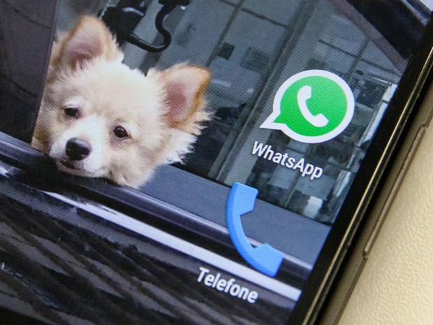 Ícone do Whatsapp, um dos aplicativos de conversa mais populares do mundo, é visto na tela de um smartphone (Foto: Fábio Tito/G1) Ícone do Whatsapp, um dos aplicativos de conversa mais populares do mundo, é visto na tela de um smartphone (Foto: Fábio Tito/G1)