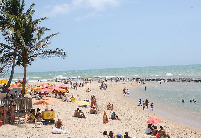 Arembepe possui praias para todos os gostos (Foto: Aristeu Chagas)