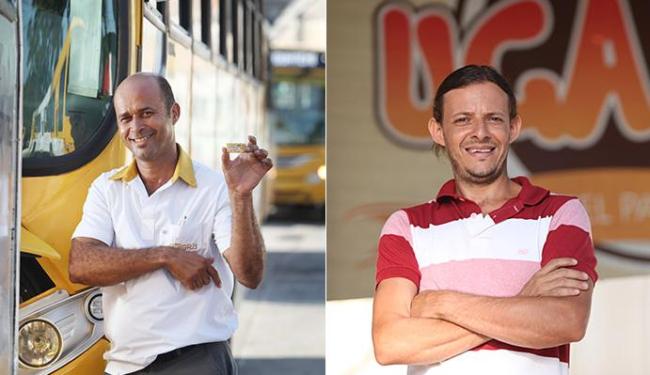 Paçoquita (E) e Uga Uga acreditam que seus apelidos podem atrair o eleitor (Foto: Raul Spinassé l Ag. A TARDE)