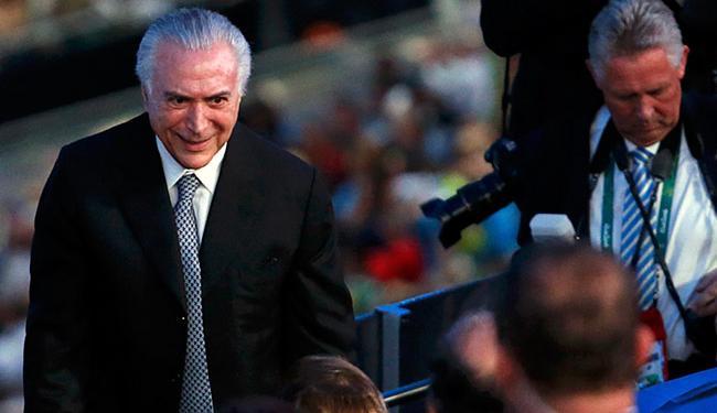 Presidente interino foi alvo de vaias do público (Foto: Adrees Latif l Reuters)