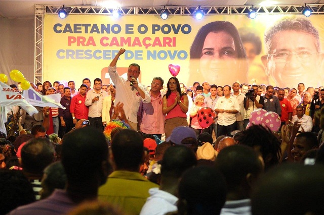 O governador do estado, Rui Costa, declarou apoio irrestrito à candidatura de Caetano