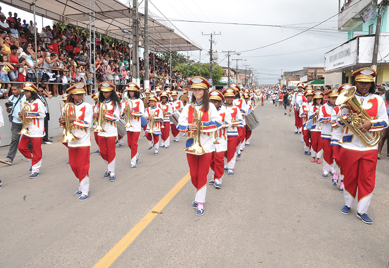 Desfile cívico da Gleba E começa às 8h (Foto: Agnaldo Silva)