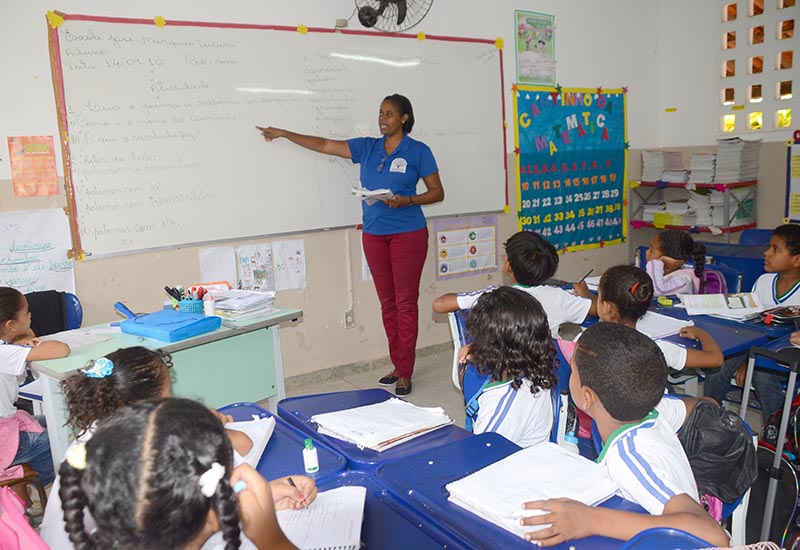 Escola José Marques Teixeira teve maior Ideb em Camaçari (Foto: Aristeu Chagas)