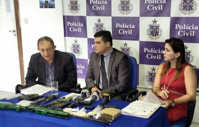 Coletiva de apresentação da desarticulação da quadrilha