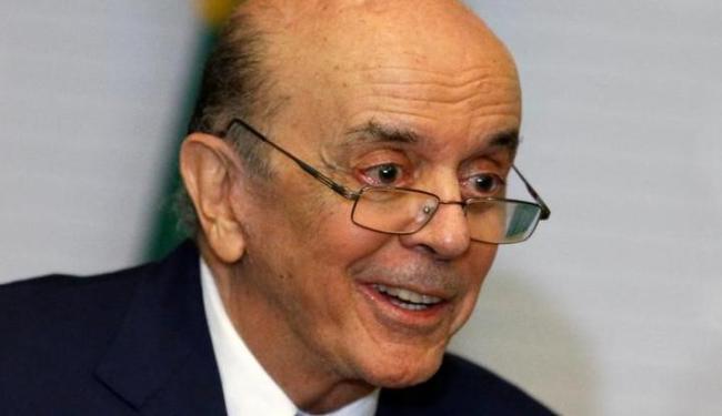 José Serra acompanha Michel Temer em viagem a China (Foto: Henry Romero | Agência Reuters)