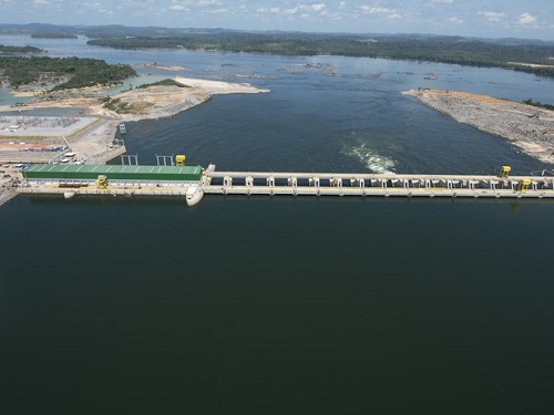 Usina Hidrelétrica Belo Monte fica localizada no rio Xingi, no Pará. (Foto: Norte Energia)