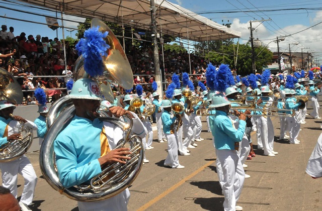 Desfile da Gleba E em comemoração aos 194 anos da Independência do Brasil (Foto: Agnaldo Silva)