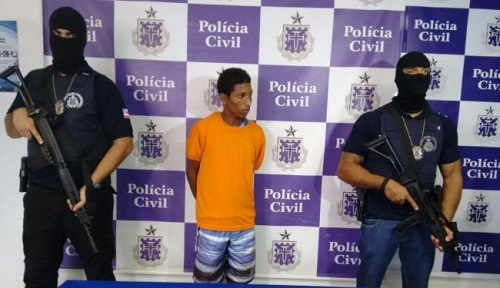Segundo a polícia, Daniel Santos de Jesus, 21 anos, teria envolvimento no crime (Foto: Divulgação)