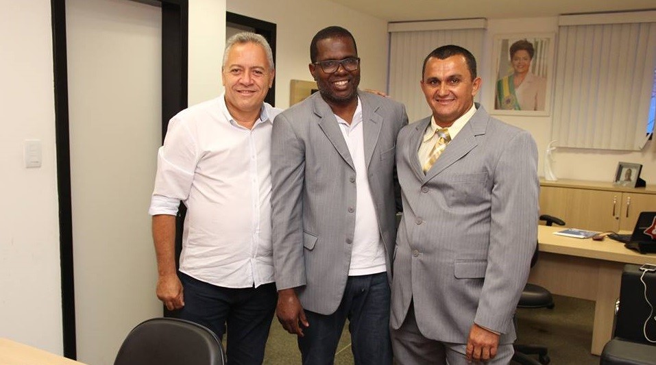Jorge Curvelo (DEM), Marcelino (PT) e Jamelão (DEM)