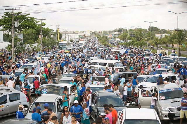 Concentração da 'Carreata da Marretada do 25'