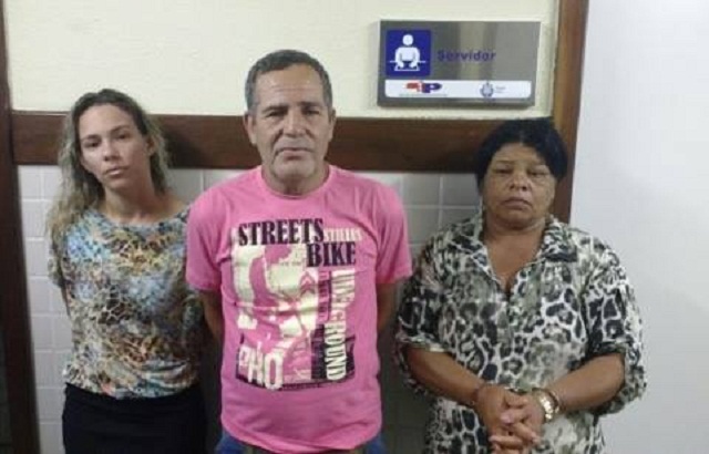 Charlene Jane Lima dos Santos, 30 anos, Genivaldo Ramos Teixeira, 53 anos e Rosinete Maria Conceição Teixeira, 54 anos
