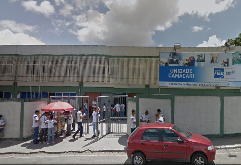 SENAI Camaçari fica situado na rua Eixo Urbano Central