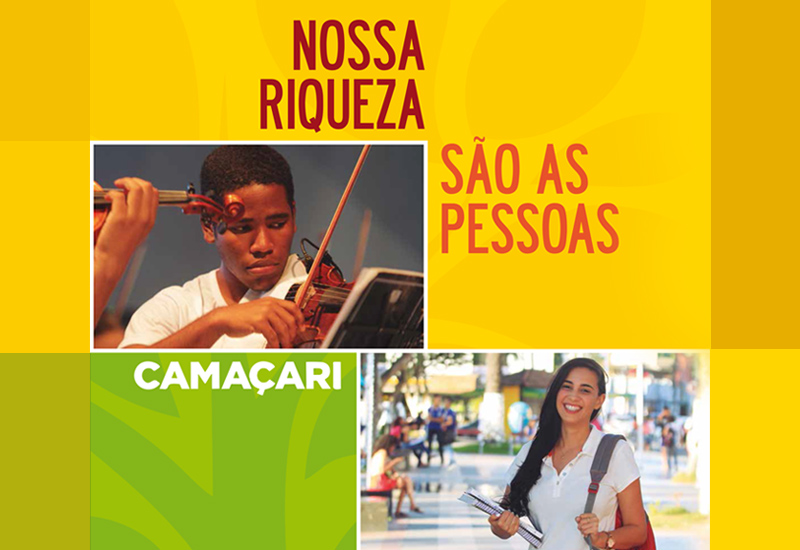 Capa do livro Camaçari, nossa riqueza são as pessoas (Foto: Arte_Paulo Alexandre)