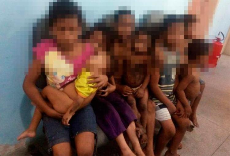 Crianças foram encaminhadas para um abrigo em Lauro de Freitas (Foto: Divulgação | Conselho Tutelar)