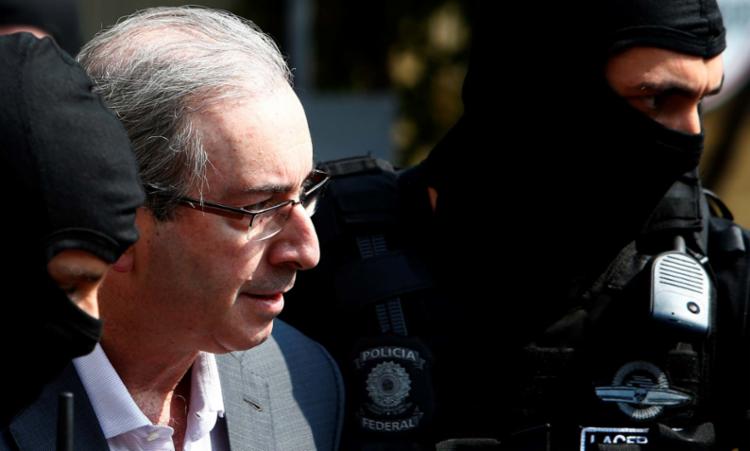 Eduardo Cunha é acusado na Lava Jato de receber propinas por contrato da Petrobras (Foto: Rodolfo Buhrer | Agência Reuters)