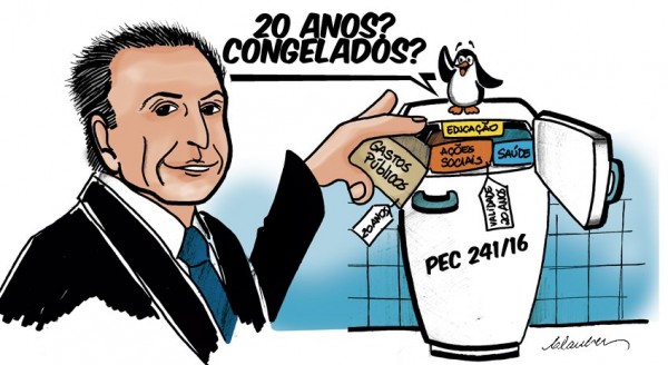 A PEC 241/16 limita gastos públicos pelos próximos 20 anos