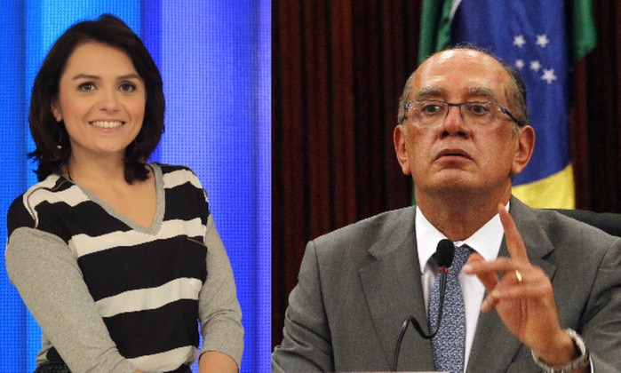 A apresentadora Monica Iozzi foi processada por causar danos morais ao ministro do STF Gilmar Mendes (Foto: Agência O Globo)