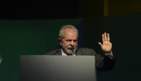 Ex-presidente Lula abre o 2º Congresso da Industriall Global Union, organização internacional de centrais sindicais, na Barra da Tijuca (Foto: Fernando Frazão/Agência Brasil)