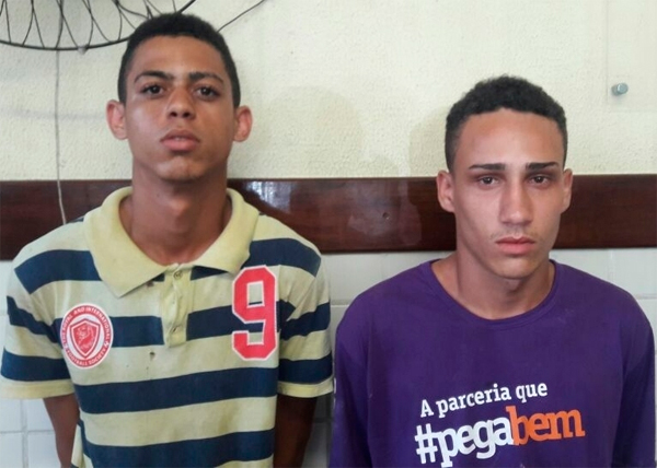 Heverton e Ueleson são vizinhos da vítima e cometeram o crime depois de convidá-la para tomar um banho de rio (Foto: Divulgação/Polícia Civil)