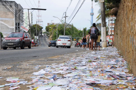 Os gastos eleitorais de 2016 somaram R$ 2,2 bilhões. Em 2012, o gasto chegou em R$ 7,7 bilhões (Foto: Arquivo/CORREIO)