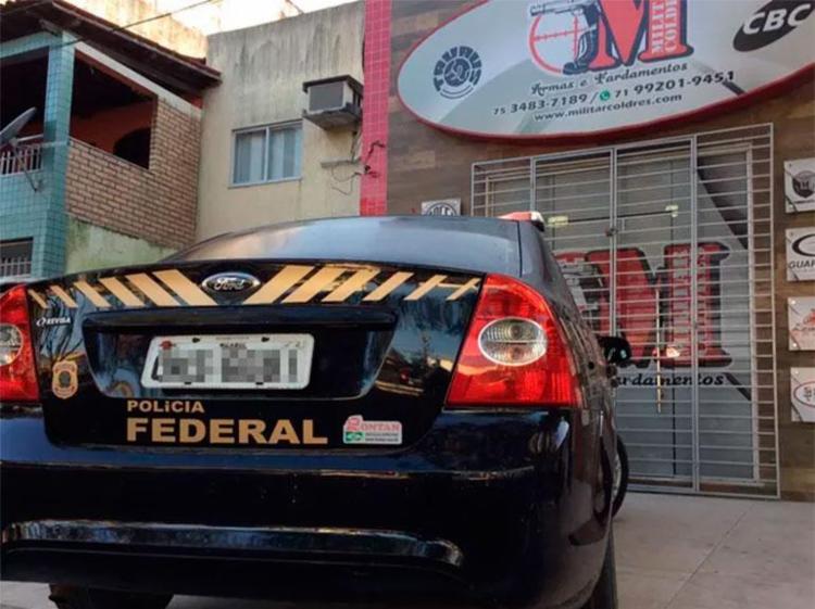 Segundo PF, loja de arma ajudava no esquema ilegal (Foto: Divulgação/PF)