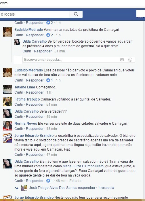 Repercussão nas redes sociais