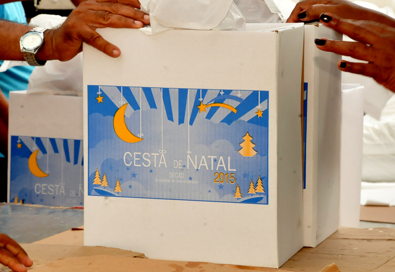 Cestas de Natal não serão concedidas este ano (Foto: Agnaldo Silva)