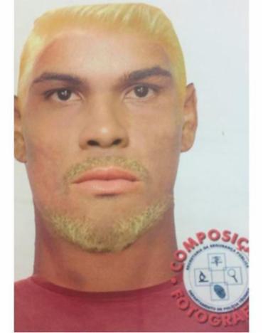 Retrato falado de suspeito de estuprar estudante em ponto no Vale das Padrinhas (Foto: Divulgação | DPT)