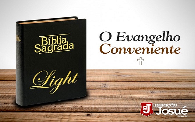 Torne-se hoje alguém que segue não O EVANGELHO CONVENIENTE pra você mesmo, mas o verdadeiro Evangelho do Senhor Jesus. (Foto: Ilustrativa)
