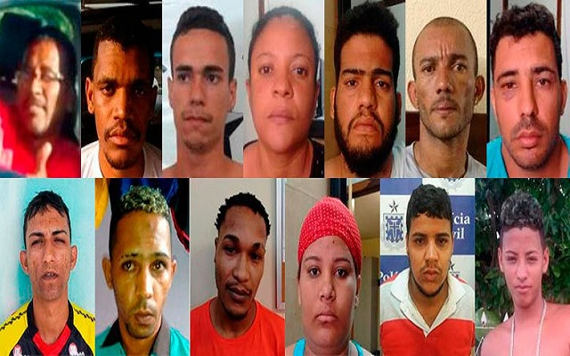Além de Raimundo Borges, o Capenga, foram presas mais 12 pessoas (Foto: Divulgação/Policia Civil)