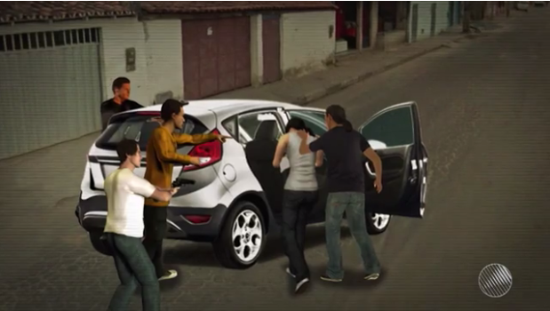 Mulher sequestrada é irmã de traficante que devia a policiais (Imagem Ilustrativa/Reprodução TV Bahia)