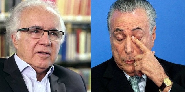 Pode o investigado indicar o investigador? Podem o Senado e Temer, que são citados nas delações premiadas, indicar quem os investigará?' (Foto: Reprodução | Brasil 247)