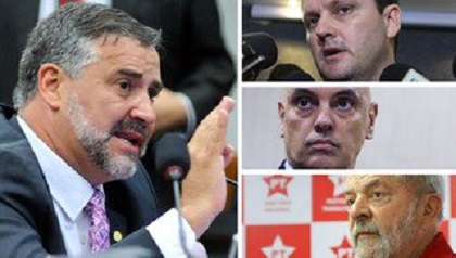 Pimenta afirmou que o PT irá ao Ministério Público e ao ministro da Justiça, Alexandre de Moraes, para exigir a punição do delgado (Foto: Reprodução | Brasil 247)