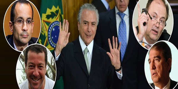 Uma operação recente da Polícia Federal revelou que Geddel Veira Lima, braço direito de Temer, e Eduardo Cunha cobravam propinas de empresas que levantavam recursos na Caixa (Foto: Reprodução)