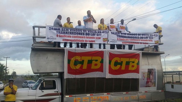 De acordo com o sindicato, já retornaram ao posto de trabalho cerca de 800 metalúrgicos fruto das negociações iniciadas em 2015 que garantiu o sistema de lay off na Ford. (Foto: Reprodução/Metalurgicos de Camaçari)