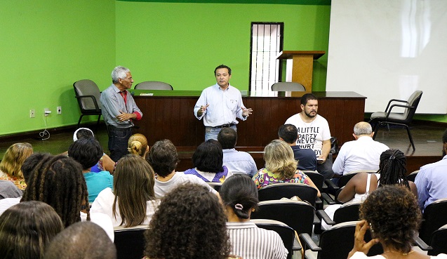 Entre as principais solicitações estava as marcações de exames e consultas. A reunião foi o primeiro contato do Conselho com a nova gestão da Sesau (Foto: ASCOM | PMC)