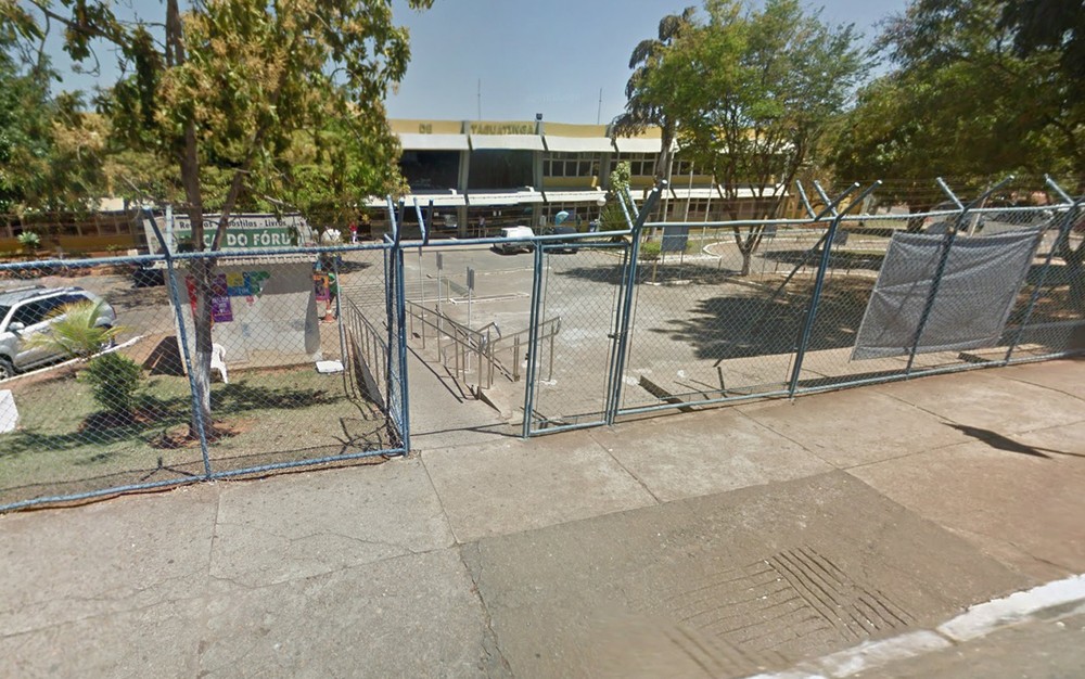 Fachada da Vara Cível de Taguatinga (Foto: Reprodução/Google)