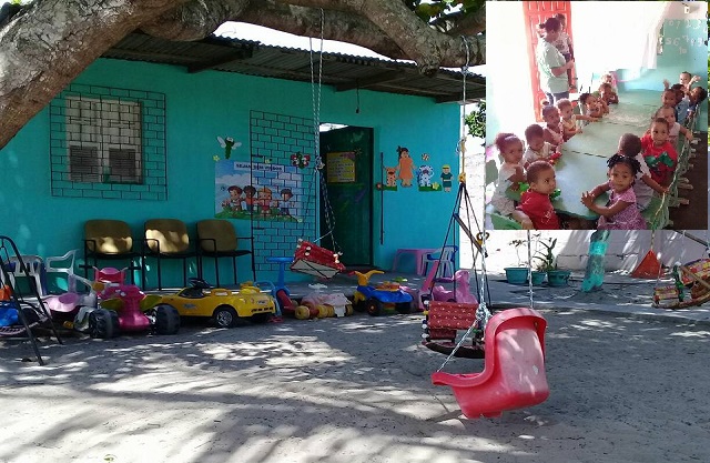 Porque ajudar? A creche e escola conta com o apoio de 14 funcionários, remunerados de acordo com a situação financeira da instituição. Além dos cuidados, alfabetização e alimentação, o espaço comunitário também oferece orientações bíblicas para as crianças. O projeto não possui convênio com o governo ou iniciativa privada (Foto: CFF/Marcelo Franco)