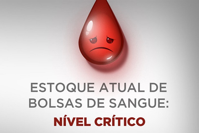 Hemoba tem estoque de sangue crítico e faz apelo para doações