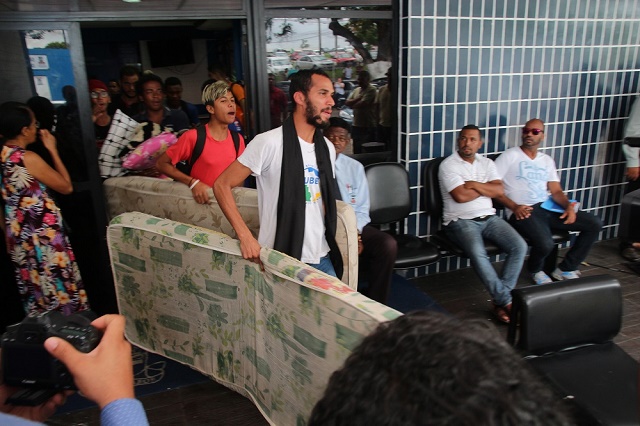 Os estudantes desocuparam a Câmara de forma ordeira e passiva